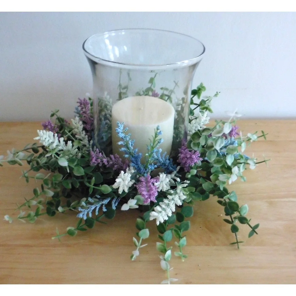 Wire Vine Wreath, Neutral‎ Greenery, Candle Ring, Mini, Cabinet, Mirror Wreath